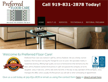 Tablet Screenshot of preferredfibrecare.com